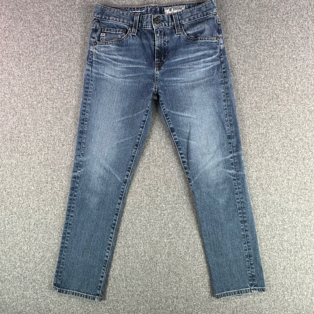 AG Adriano Goldschmied Jeans Womens 26R Ex-Boyfriend Slim Blue Slouchy Slim